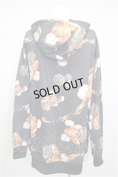 画像2: 【SALE】TRAVAS TOKYO パーカー.Myriad of bears Hoodie 【Dietrich Berg ver.】 /ブラック/F T-21-08-18-006-TR-to-KN-ZT393