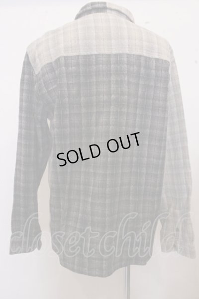 画像3: 【SALE】ZARA シャツ.切り替えチェックネル　リラックスフィット /パターン/EU XL O-23-02-03-041-ZA-sh-YM-ZT469