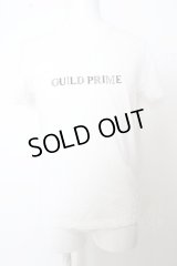 【セール】GUILD PRIME Tシャツ.ロゴVネック /ホワイト/1 O-23-04-06-013-GU-to-YM-ZT434