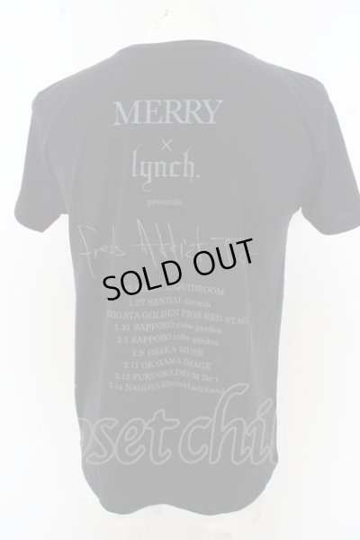 画像2: 【SALE】lynch. Tシャツ.×MERRY「Freaks Addict Tour」 /ブラック/M O-23-06-18-047-LY-ts-YM-ZT214