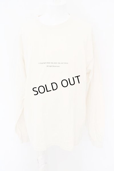 画像2: 【SALE】NIL DUE / NIL UN TOKYO / LONG SLEEVE TATTOO M アイボリー O-24-02-26-004-NI-to-YM-ZT061