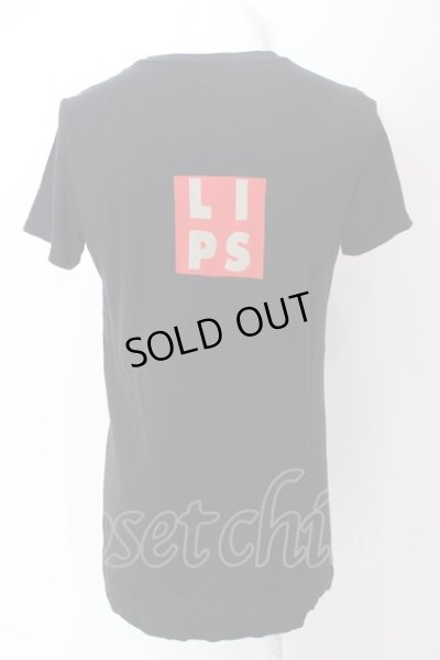 画像4: LGB / HSC/M【メンズ1】　LIPS Tシャツ 1 ブラック O-24-04-26-021-LG-ts-YM-ZT483