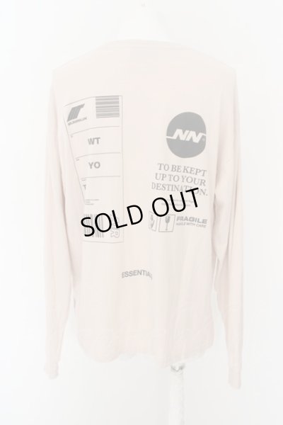 画像2: NIL DUE / NIL UN TOKYO / TAG LONG SLEEVE Tシャツ  オートミール O-24-04-28-002-NI-to-YM-ZT91