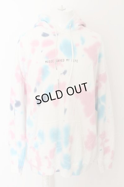 画像1: MSML / TIE DYE SWEAT パーカー L ホワイト O-24-05-14-046-MM-sh-YM-ZT435