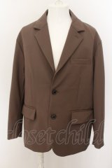 glamb / Oversize Tailored　ジャケット  ブラウン O-24-05-16-027-gl-ja-YM-ZT445