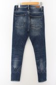 画像2: ZARA / 裾ZIPスキニーデニムパンツ EU36 インディゴ O-24-05-21-047-ZA-pa-YM-ZT443 (2)