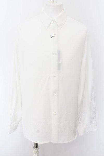 画像1: HARE / ポリ地レギュラーカラーシャツ S ホワイト O-24-05-21-063-HA-sh-YM-ZT351