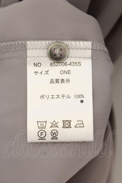 画像3: NO ID. / ピンタックフライフロントBIGシャツ ONE グレー O-24-05-23-008-NO-sh-YM-ZT342