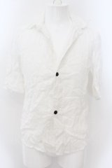 SCHLUSSEL / リネンシャツ2Bジャケット 2 ホワイト O-24-05-30-009-SC-ts-YM-ZT306