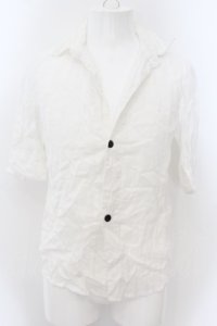 SCHLUSSEL / リネンシャツ2Bジャケット 2 ホワイト O-24-05-30-009-SC-ts-YM-ZT306