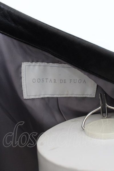 画像2: GOSTAR DE FUGA / シングルレザージャケット 46 ブラック O-24-06-06-001-GO-ou-YM-ZT-ML-002