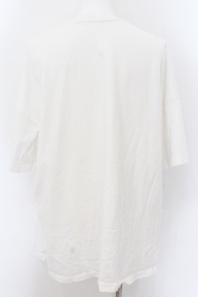 画像3: 【セール】NO ID. / KHAOSプリントBIG　Tシャツ ONE ホワイト O-24-06-06-012-NO-ts-YM-ZT393