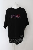 画像1: DIVINER / プリントBIG Tシャツ F ブラック O-24-06-08-001-DN-to-YM-OS (1)
