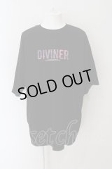 DIVINER / プリントBIG Tシャツ F ブラック O-24-06-08-001-DN-to-YM-OS