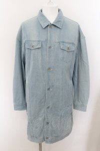 【セール】AFYF（rovtski） / バックパッチ LONG DENIM　Gジャン F ライトインディゴ O-24-06-15-045-AF-ou-YM-ZT254