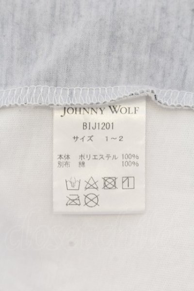画像3: JOHNNY WOLF / SMOKE ROSE ビッグシルエットTシャツ 1-2 ホワイトｘブラック O-24-06-27-066-JO-ts-YM-OS