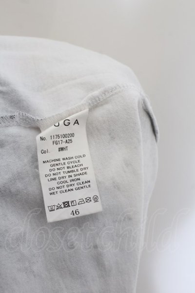 画像3: FUGA / 総柄ロングTシャツ 46 ホワイトｘブラック O-24-06-27-080-FU-ts-YM-OS