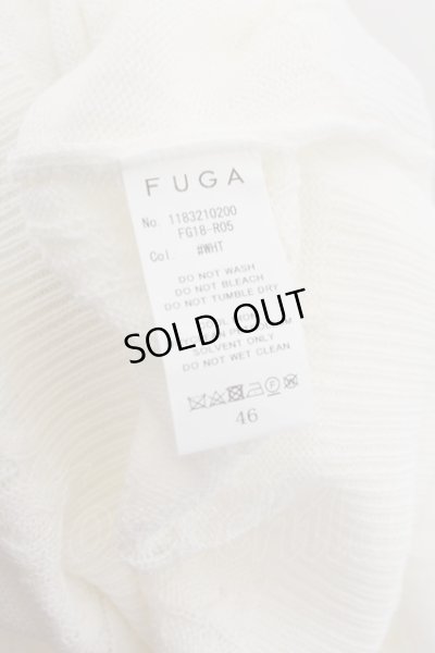 画像3: FUGA / ケーブル編みワイドニット　Tシャツ 46 ホワイト O-24-06-27-097-FU-ts-YM-OS