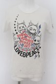 画像1: roar / イラストプリントTシャツ 1 ホワイト O-24-07-13-006-ro-ts-YM-ZT498 (1)