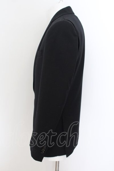 画像2: kiryuyrik / Gabadine Stretch MACHI JACKET テーラードジャケット M ブラック O-24-07-13-002-ki-ja-YM-ZT498