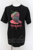 画像1: MILK BOY / BERRY TEE　Tシャツ XL ブラック O-24-07-21-082-MI-ts-YM-OS (1)