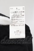 画像3: CIVARIZE / 六芒星レースアップポンチョパーカー F ブラック O-24-07-21-015-CI-to-YM-OS (3)