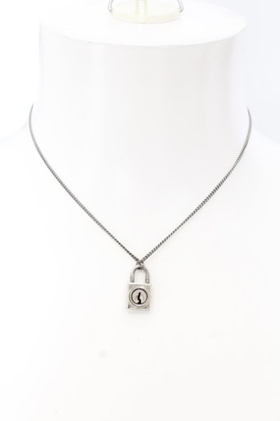 画像3: LAD MUSICIAN / NECKLACE MINI PADLOCK 　ネックレス  ダークシルバー O-24-07-23-046-LA-ac-YM-ZT471