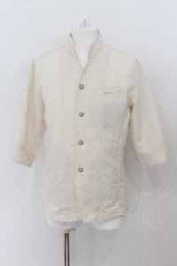 BUFFALO BOBS / COZZA SHIRT(コッザ シャツ)イタリアンカラーシャツジャケット 2-3 ホワイト O-24-07-23-002-BU-sh-YM-ZT140