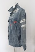 画像3: SWITCHBLADE / GRAPHIC PRINT DENIM ジャケット M インディゴ O-24-10-24-055-SW-ja-YM-OS (3)