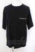 画像1: NIL DUE / NIL UN TOKYO / MARBLE INK TEE Tシャツ F ブラック O-24-10-24-008-NI-ts-YM-OS (1)