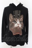 画像1: CIVARIZE / Cheerful 猫パーカー 44 ブラック O-24-10-24-015-CI-to-YM-OS (1)