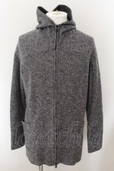 RIPVANWINKLE / CROSS NECK HOODIE パーカー  ブルーグレイ O-24-10-24-003-RI-to-YM-ZT1030