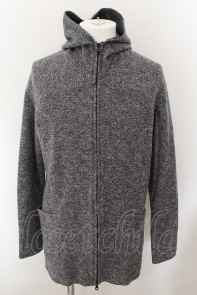 画像1: RIPVANWINKLE / CROSS NECK HOODIE パーカー  ブルーグレイ O-24-10-24-003-RI-to-YM-ZT1030