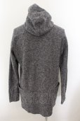 画像2: RIPVANWINKLE / CROSS NECK HOODIE パーカー  ブルーグレイ O-24-10-24-003-RI-to-YM-ZT1030 (2)