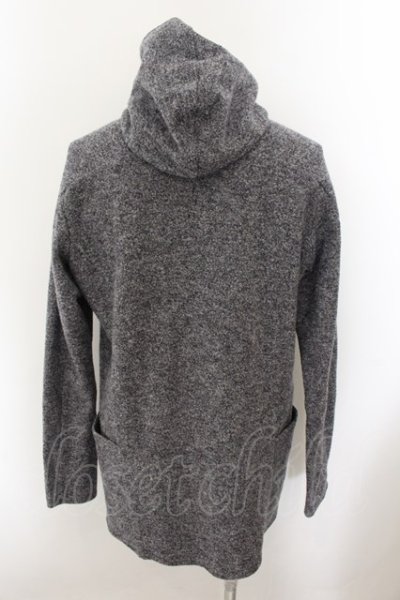 画像2: RIPVANWINKLE / CROSS NECK HOODIE パーカー  ブルーグレイ O-24-10-24-003-RI-to-YM-ZT1030