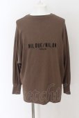 画像1: NIL DUE / NIL UN TOKYO / LONG SLEEVE EMBROIDERY TEE　カットソー F ディープカーキ O-24-07-28-012-NI-to-YM-ZT125 (1)