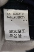 画像4: MILKBOY / BOX LONG SLEEVEシャツ  ネイビー O-24-07-29-040-MI-sh-YM-OS (4)