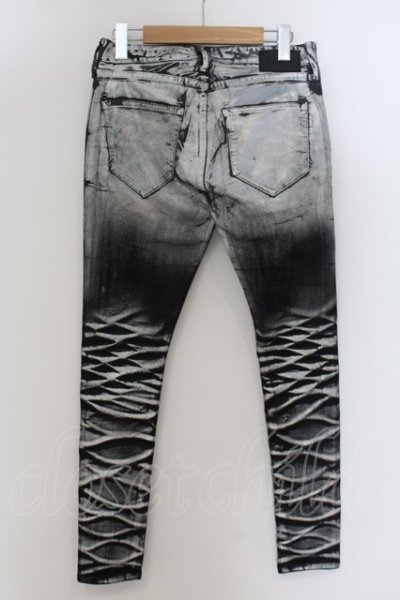 画像3: CIVARIZE / Grace箔加工スキニーデニムパンツ 42 シルバー O-24-07-29-066-CI-pa-YM-ZT029