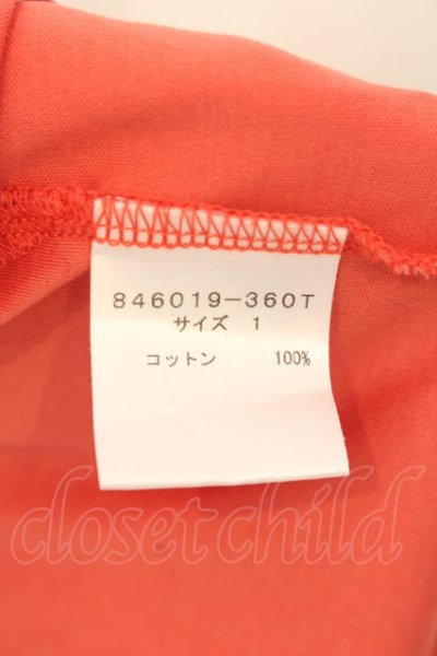 画像3: NO ID. / スムースVネックTシャツ 1 オレンジ O-24-08-11-020-NO-ts-YM-ZT108