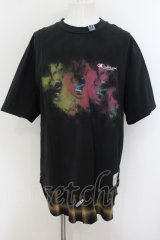 MAISON MIHARA YASUHIRO / SHIRT LAYERED TEE Tシャツ 46 ブラック O-24-08-11-023-KU-ts-YM-ZT107