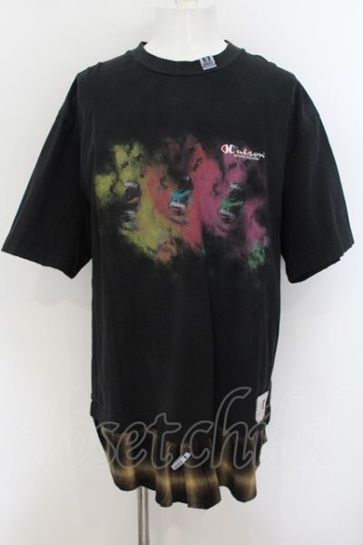 画像1: MAISON MIHARA YASUHIRO / SHIRT LAYERED TEE Tシャツ 46 ブラック O-24-08-11-023-KU-ts-YM-ZT107