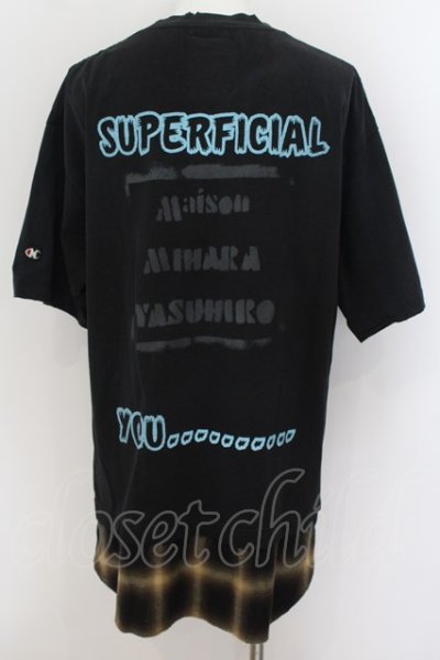 画像4: MAISON MIHARA YASUHIRO / SHIRT LAYERED TEE Tシャツ 46 ブラック O-24-08-11-023-KU-ts-YM-ZT107