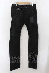 kiryuyrik / Corting Curve Denim パンツ S ブラック O-24-08-11-027-ki-pa-YM-ZT107