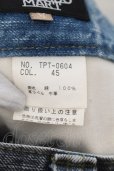 画像3: TORNADO MART / サイドダークコーティングデニムパンツ M ブラックｘブルー O-24-08-11-028-TO-pa-YM-ZT107 (3)