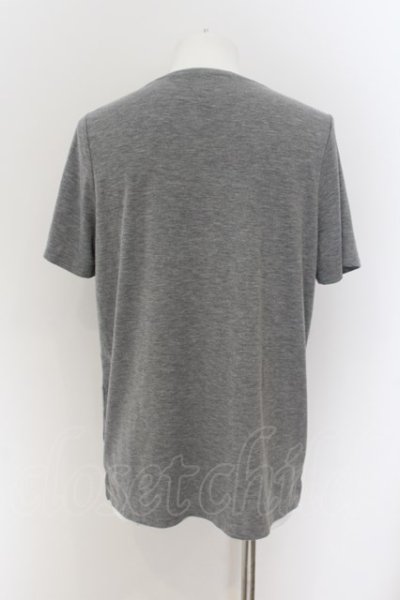 画像2: NO ID. / シルケットスムースVネックTシャツ 1 グレー O-24-08-14-005-NO-ts-YM-ZT103