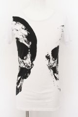 CIVARIZE / Absurd スカルプリントTシャツ 44 ホワイト O-24-08-18-042-CI-to-YM-OS