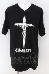 CIVARIZE / Fate プリントTシャツ F ブラック O-24-08-21-023-CI-ts-YM-ZT220