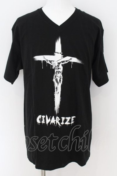 画像1: CIVARIZE / Fate プリントTシャツ F ブラック O-24-08-21-023-CI-ts-YM-OS