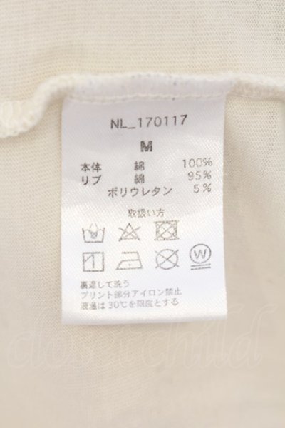 画像4: NIL DUE / NIL UN TOKYO / LONG SLEEVE TATTOO カットソー M アイボリー O-24-08-24-003-NI-to-YM-ZT171