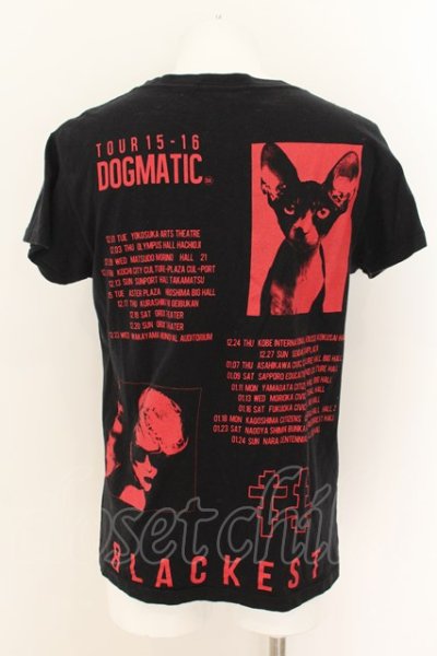 画像2: BLACK MORAL / TOUR 15-16 DOGMATIC　Tシャツ  ブラックｘレッド O-24-08-24-004-BL-ts-YM-ZT368